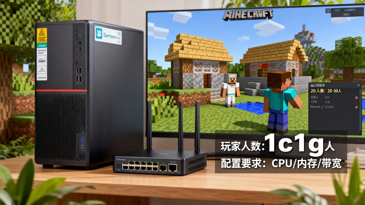 1c1g我的世界服务器能开多少人?,需要什么配置? 1c1g我的世界服务器能开多少人?,需要什么配置?