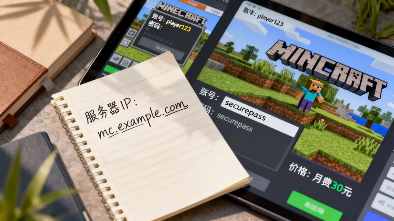 我的世界服务器IP多个账号密码是多少钱,怎么购买? 我的世界服务器IP多个账号密码是多少钱,怎么购买?