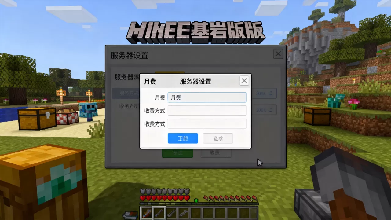 我的世界基岩版服务器一个月多少钱,怎么收费 我的世界基岩版服务器一个月多少钱,怎么收费