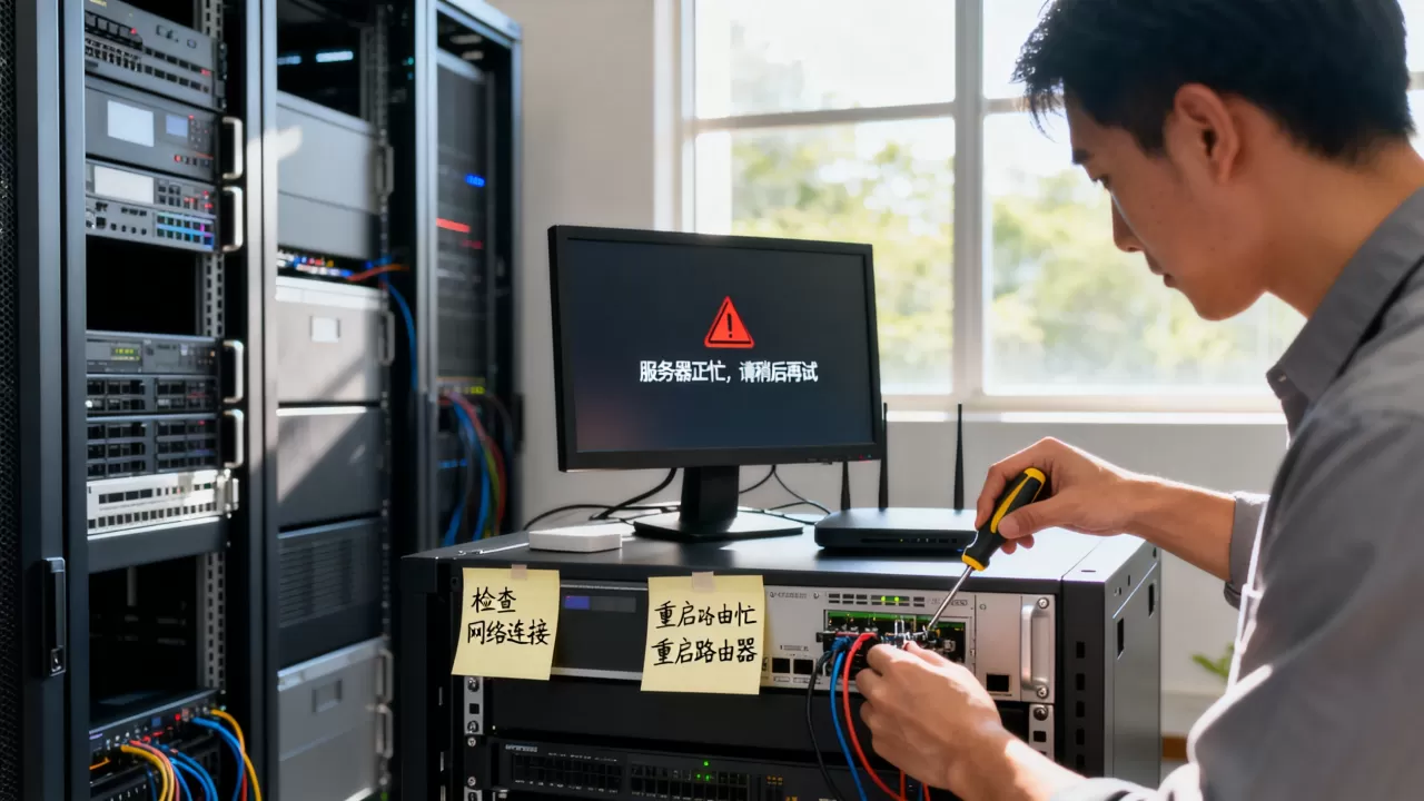 服务器正忙无法访问是怎么回事,该怎么办? 服务器正忙无法访问是怎么回事,该怎么办?