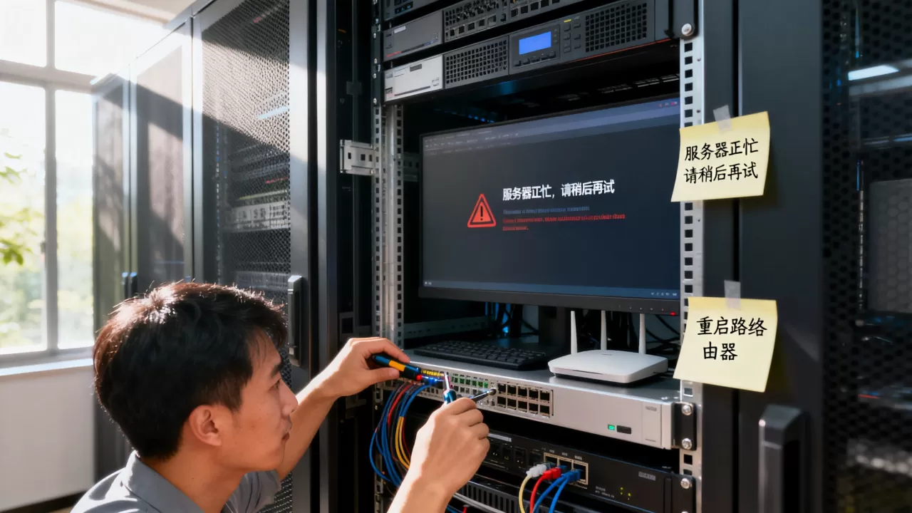 服务器正忙无法访问是怎么回事,该怎么办? 服务器正忙无法访问是怎么回事,该怎么办?