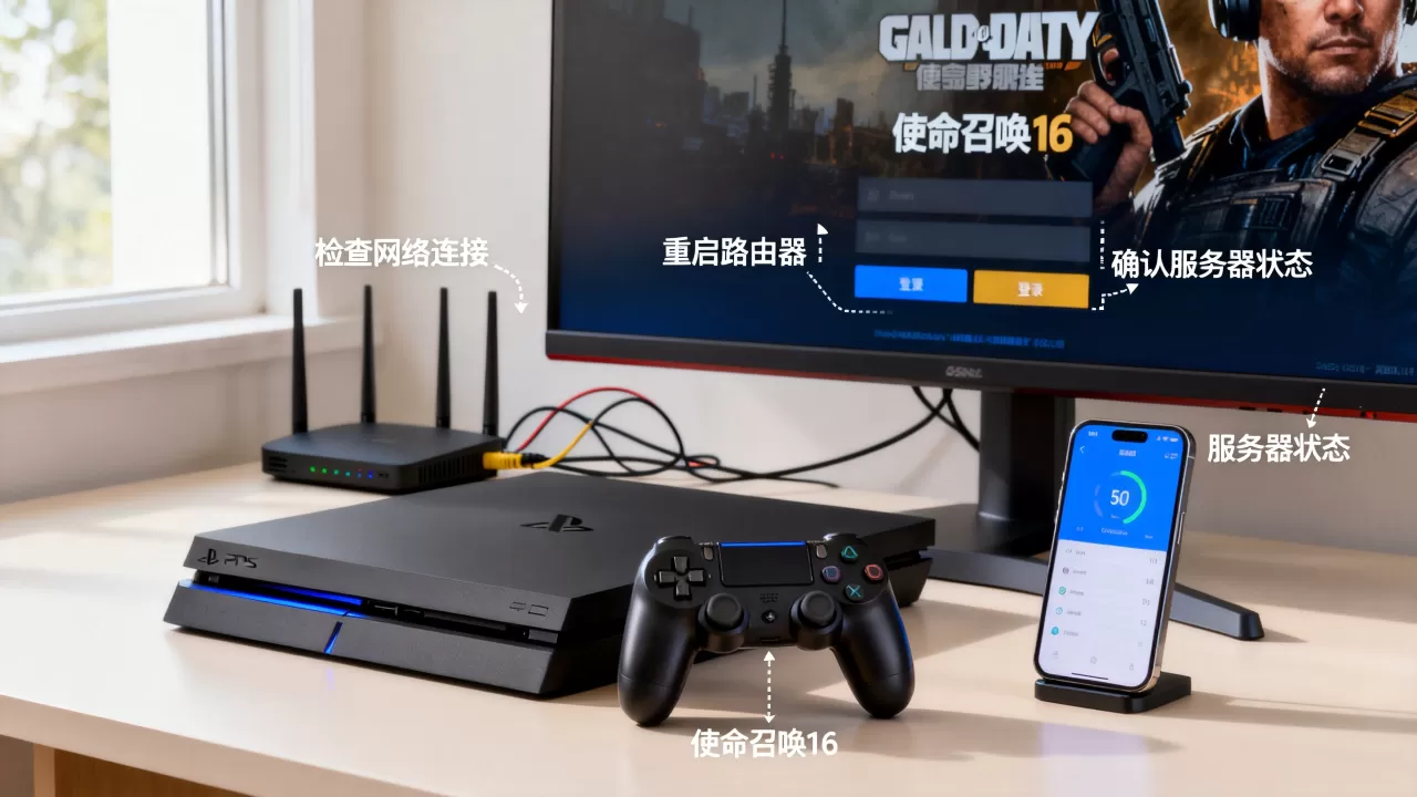 使命召唤16PS4连不上服务器怎么解决?,是什么原因? 使命召唤16PS4连不上服务器怎么解决?,是什么原因?
