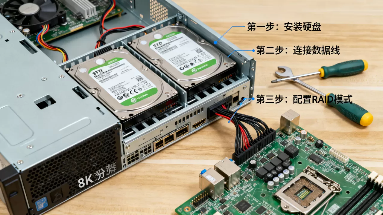 如何配置服务器双硬盘RAID,有哪些步骤? 如何配置服务器双硬盘RAID,有哪些步骤?
