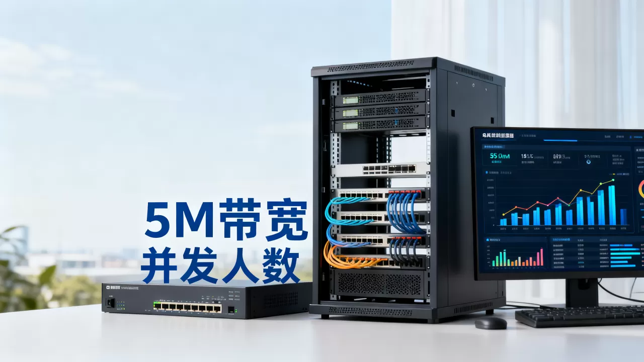 服务器5m带宽一秒同时进多少人?,够用吗 服务器5m带宽一秒同时进多少人?,够用吗