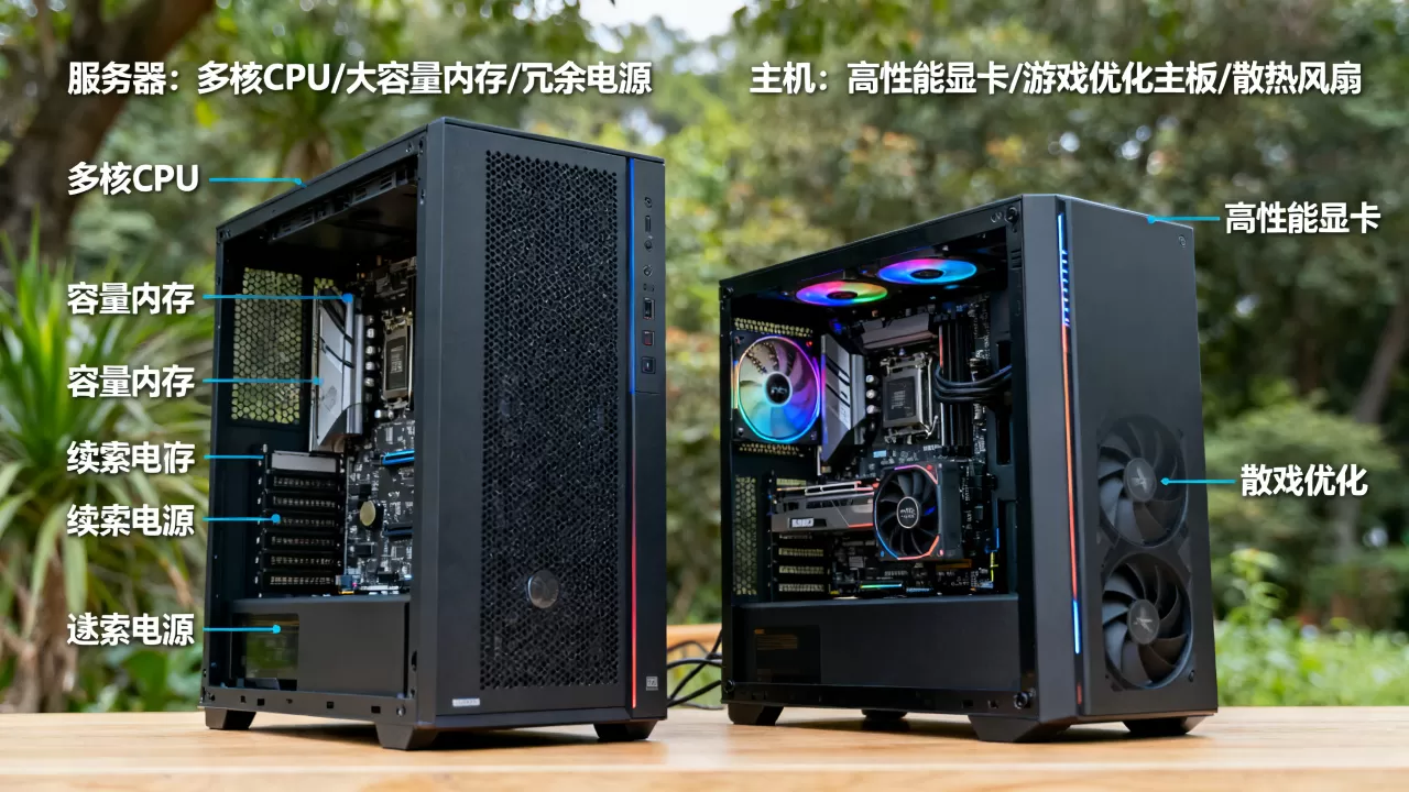 服务器电脑和主机配置有什么区别?,哪个品牌好 服务器电脑和主机配置有什么区别?,哪个品牌好