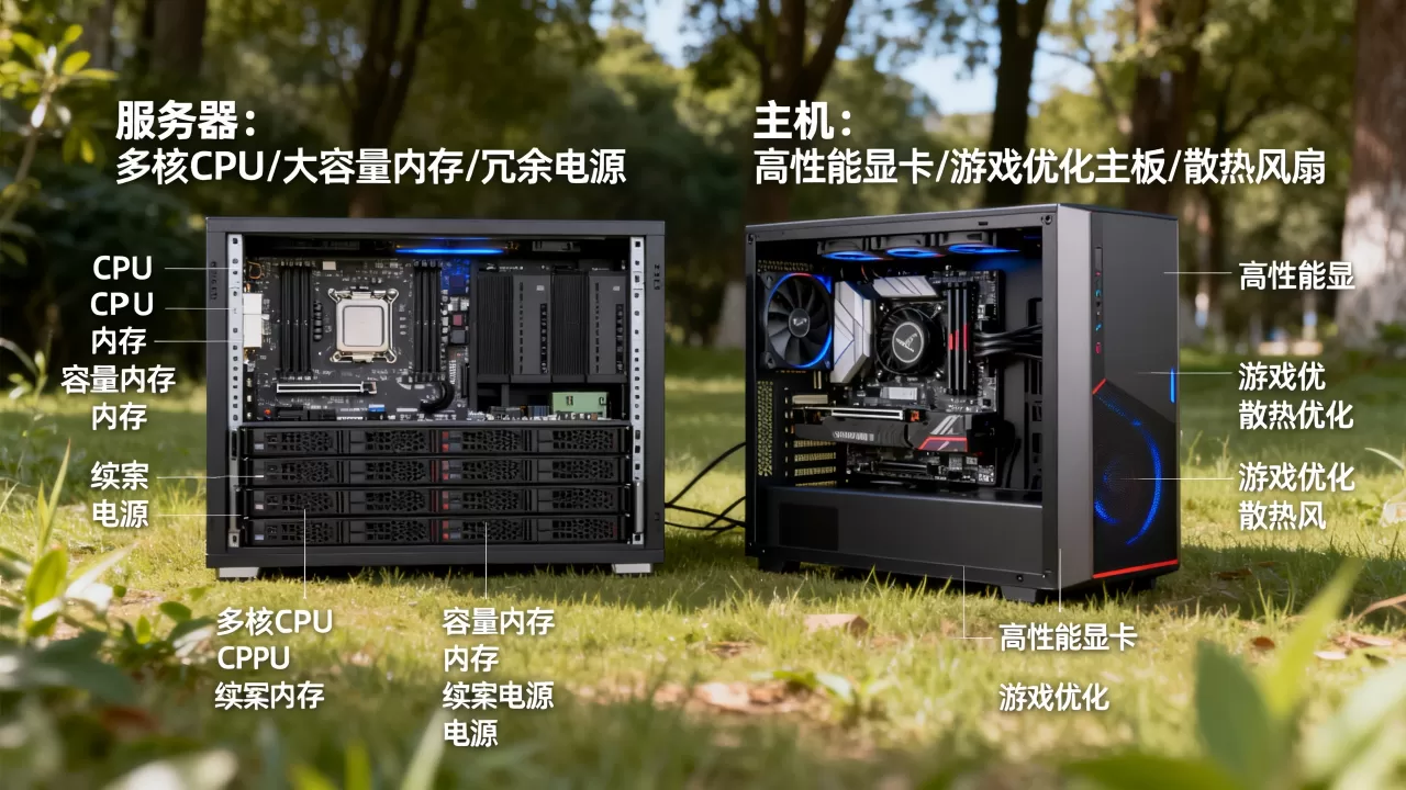 服务器电脑和主机配置有什么区别?,哪个品牌好 服务器电脑和主机配置有什么区别?,哪个品牌好