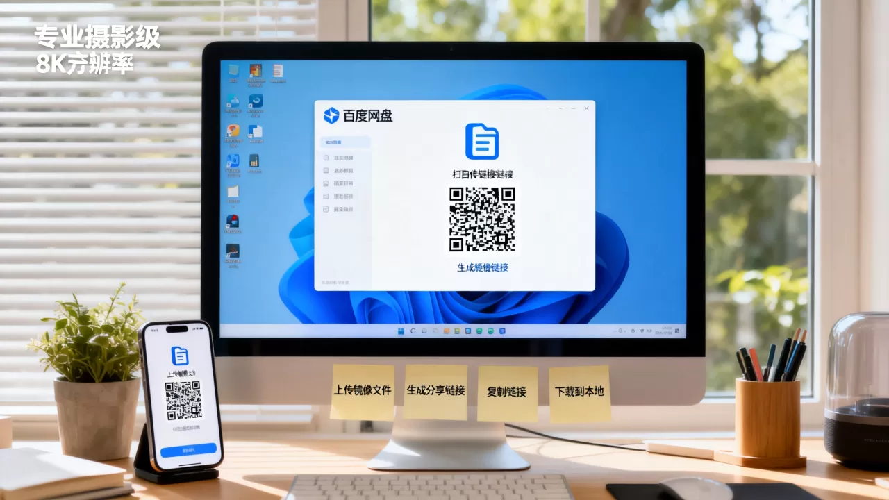 如何快速分享镜像文件到百度网盘并生成链接,怎么下载到本地? 如何快速分享镜像文件到百度网盘并生成链接,怎么下载到本地?