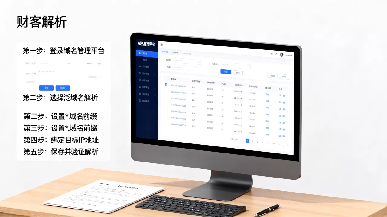 泛域名绑定的正确方法是什么?,详细步骤有哪些? 泛域名绑定的正确方法是什么?,详细步骤有哪些?