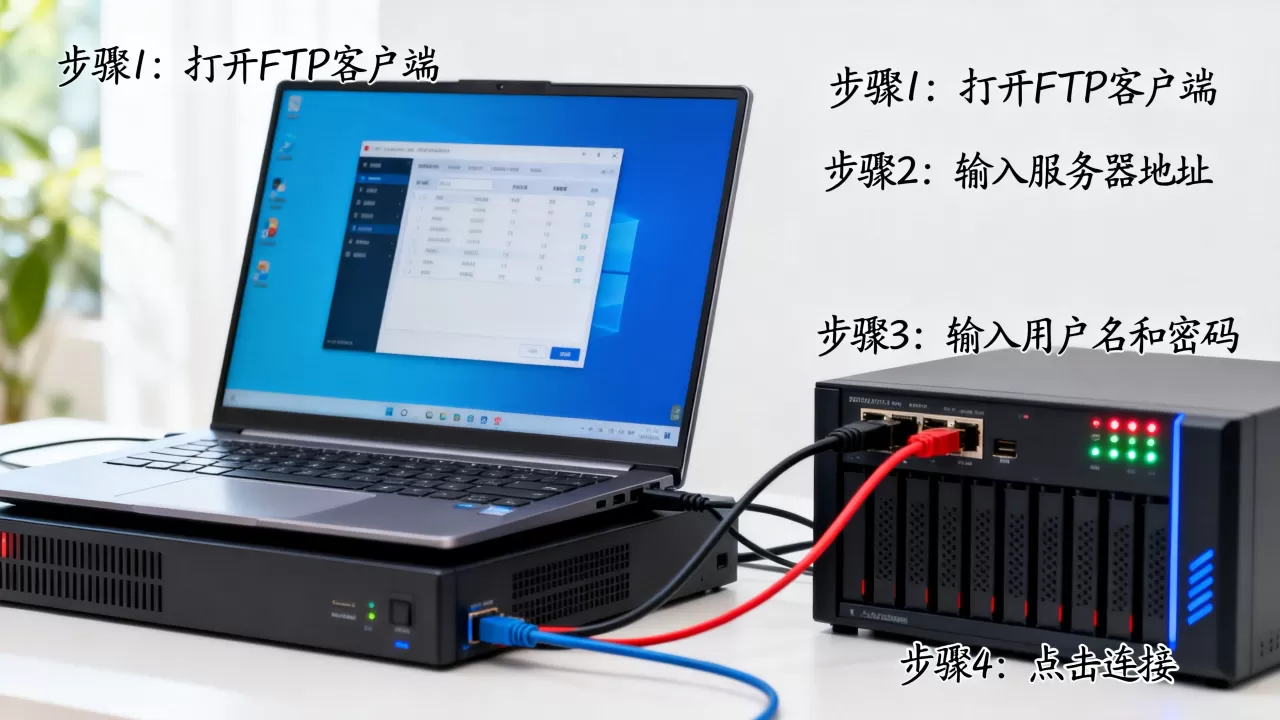 ftp怎么连接到网站服务器上,步骤是什么? ftp怎么连接到网站服务器上,步骤是什么?