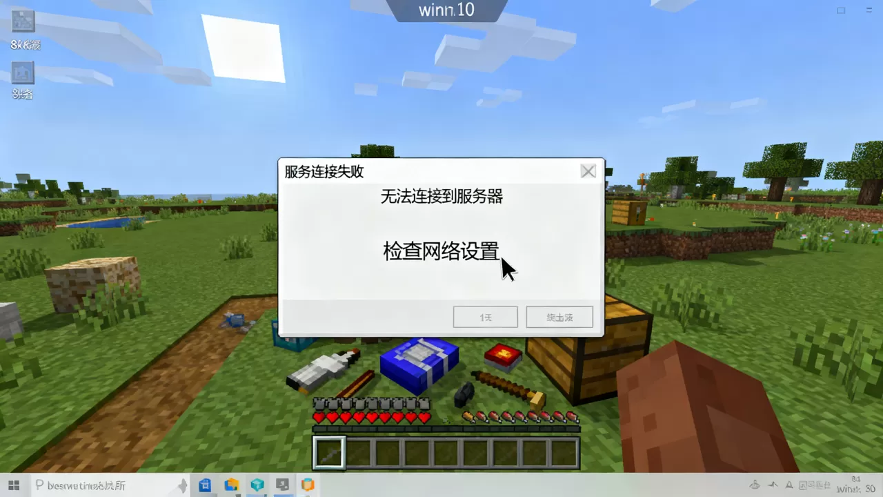 我的世界win10版服务器失败怎么回事,连不上服务器怎么办? 我的世界win10版服务器失败怎么回事,连不上服务器怎么办?