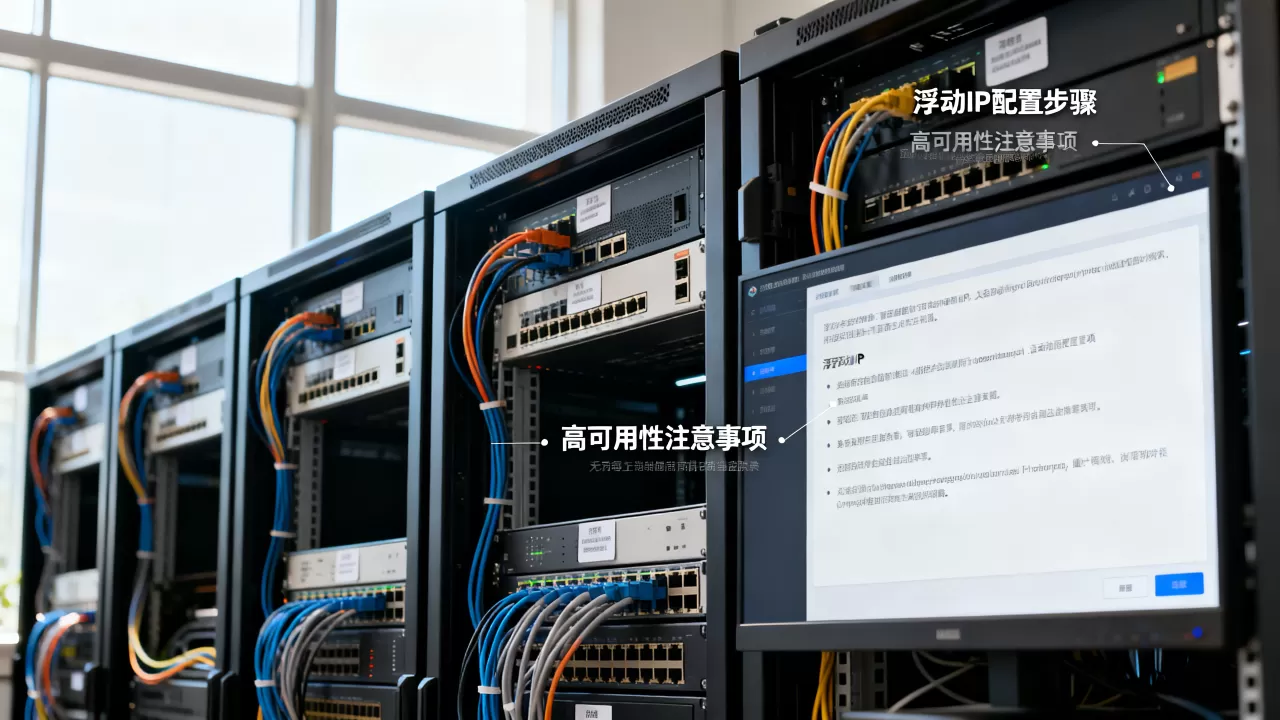 如何正确配置浮动IP以实现高可用性,有什么注意事项? 如何正确配置浮动IP以实现高可用性,有什么注意事项?