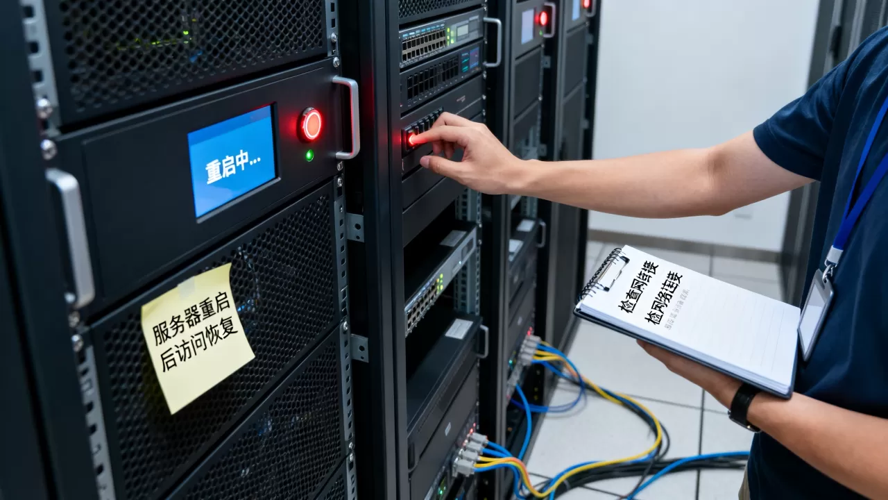 服务器重启后才能访问是什么原因,怎么解决? 服务器重启后才能访问是什么原因,怎么解决?