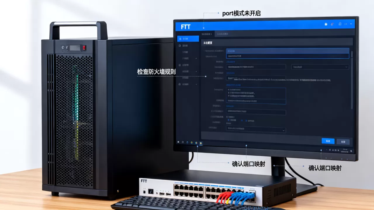 为什么ftp服务器没开启port模式,如何解决 为什么ftp服务器没开启port模式,如何解决