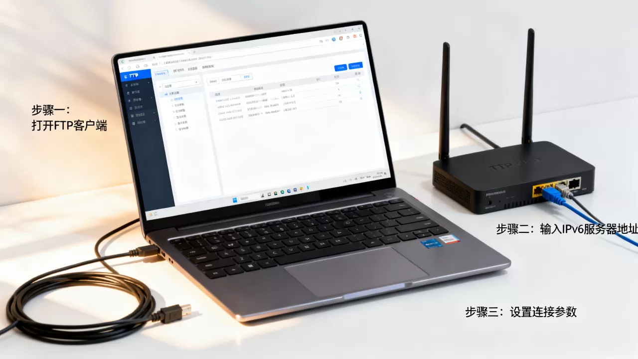 FTP如何访问IPv6服务器地址?,怎么设置? FTP如何访问IPv6服务器地址?,怎么设置?