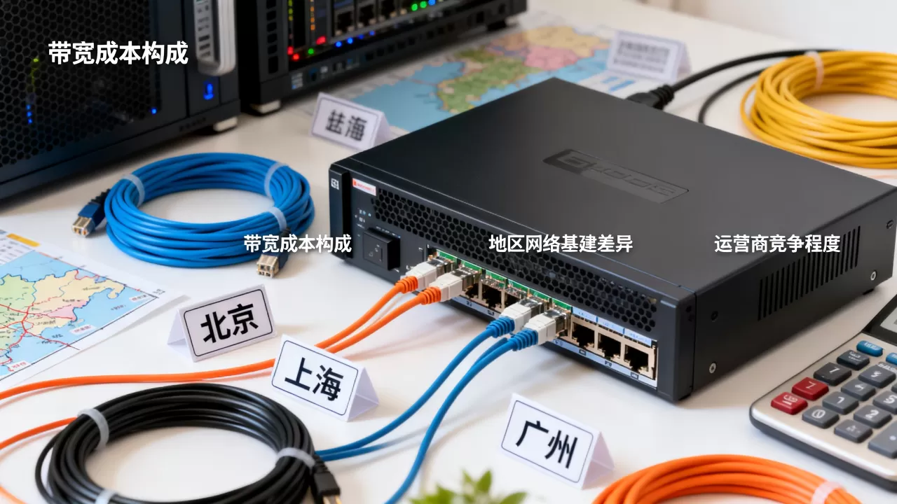 服务器带宽价格为什么有高有低?,不同地区价格差异大吗? 服务器带宽价格为什么有高有低?,不同地区价格差异大吗?