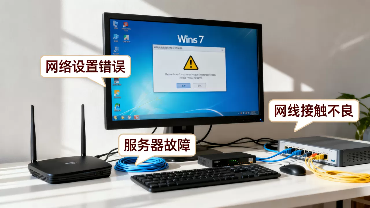 Win7新系统连接网络服务器失败怎么办,原因是什么? Win7新系统连接网络服务器失败怎么办,原因是什么?