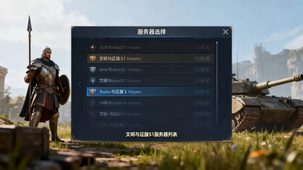 文明与征服S1服务器有哪些?哪个服务器好? 文明与征服S1服务器有哪些?哪个服务器好?