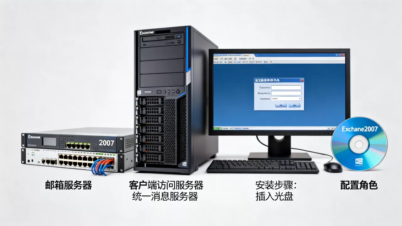 exchange2007中服务器角色有哪些?,怎么安装? exchange2007中服务器角色有哪些?,怎么安装?