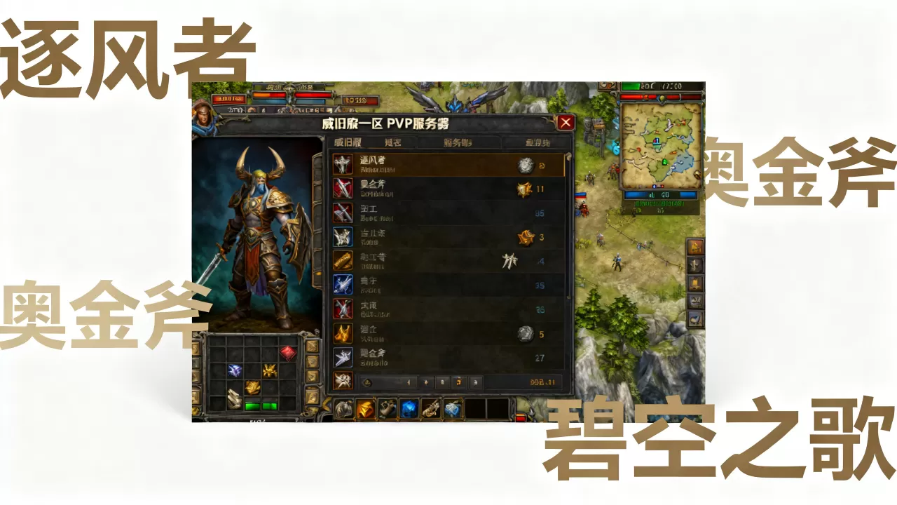 怀旧服一区PVP服务器有哪些?,哪个好? 怀旧服一区PVP服务器有哪些?,哪个好?