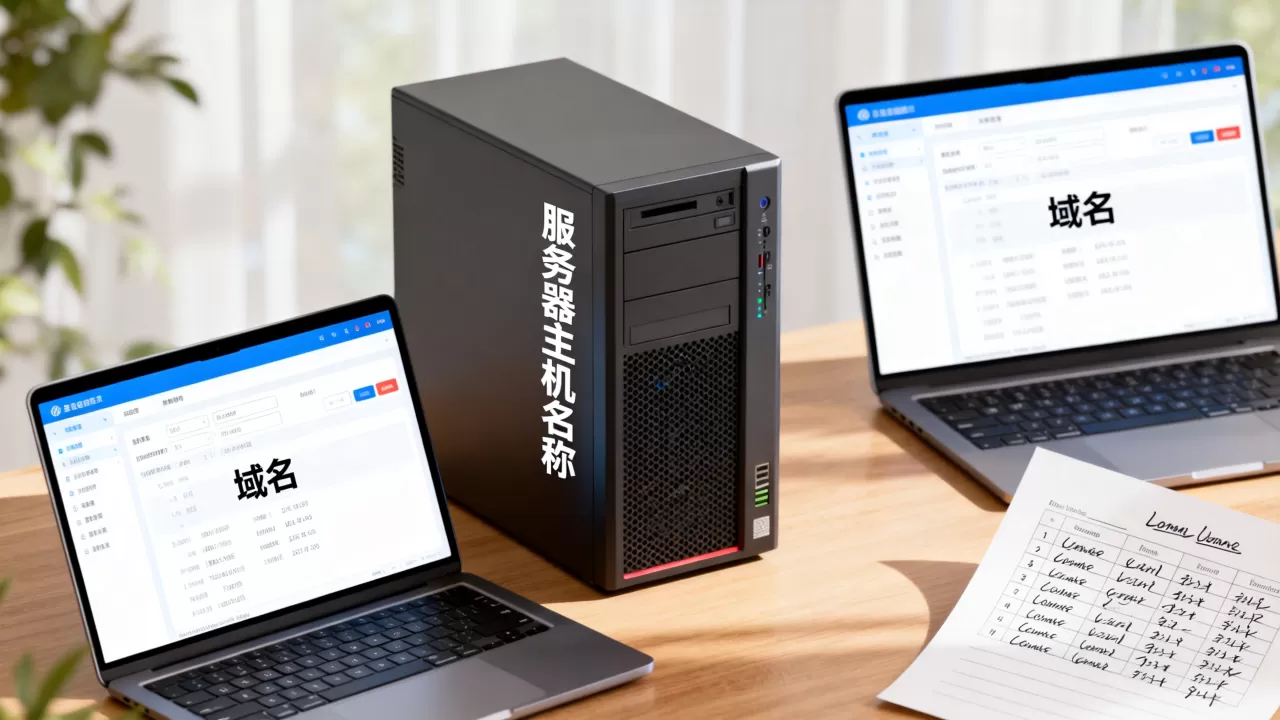 服务器主机名称到底是不是域名,有什么区别 服务器主机名称到底是不是域名,有什么区别
