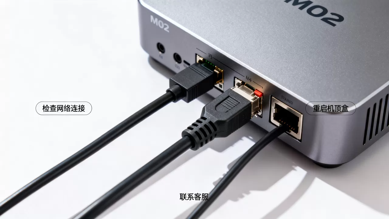M02机顶盒中心服务器连接异常怎么解决,是什么原因? M02机顶盒中心服务器连接异常怎么解决,是什么原因?