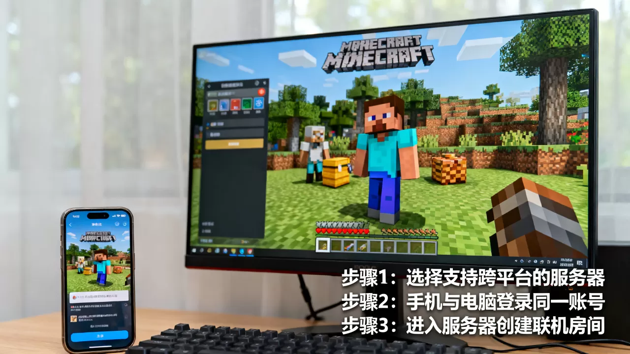 我的世界哪些服务器可以手游端游联机,怎么联机 我的世界哪些服务器可以手游端游联机,怎么联机