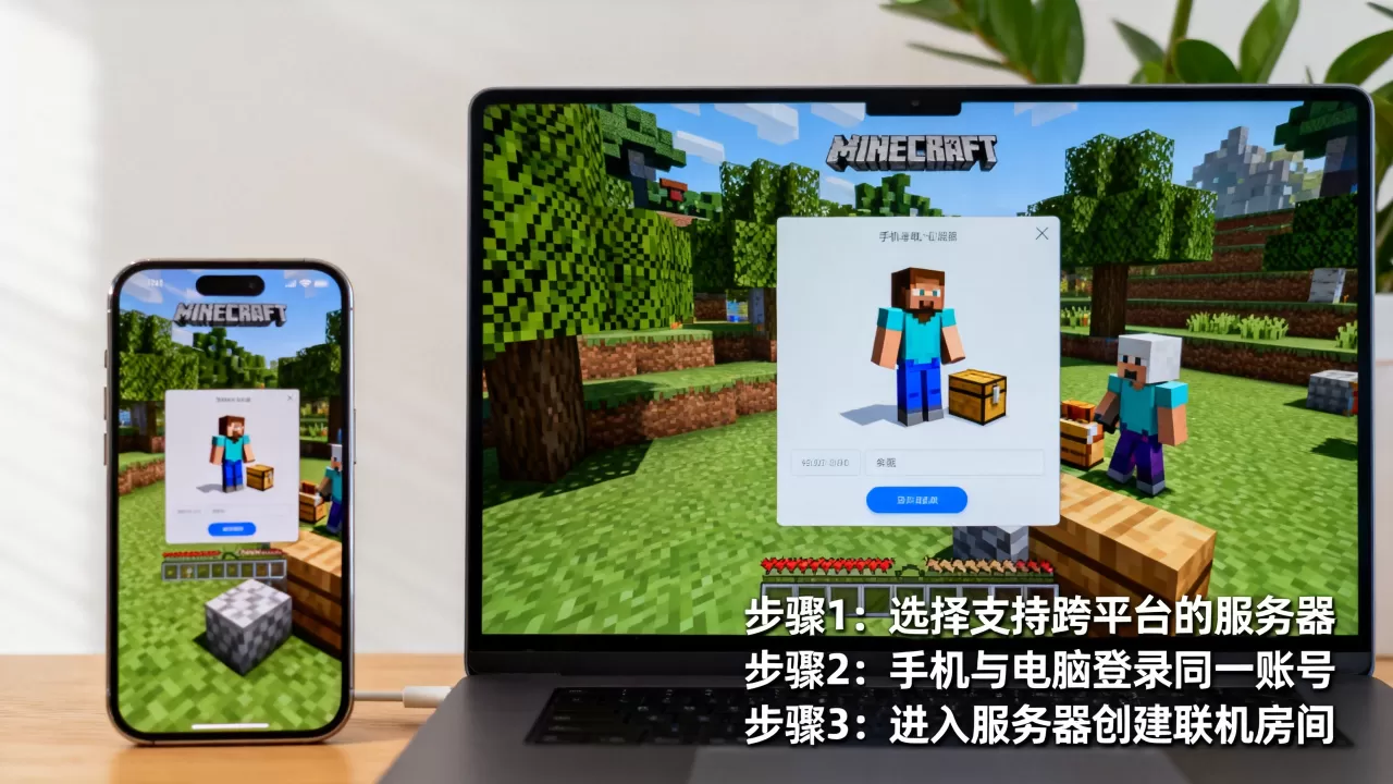 我的世界哪些服务器可以手游端游联机,怎么联机 我的世界哪些服务器可以手游端游联机,怎么联机
