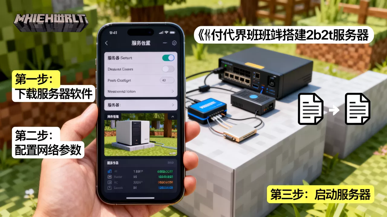 我的世界手机版如何搭建2b2t服务器,具体步骤是什么? 我的世界手机版如何搭建2b2t服务器,具体步骤是什么?