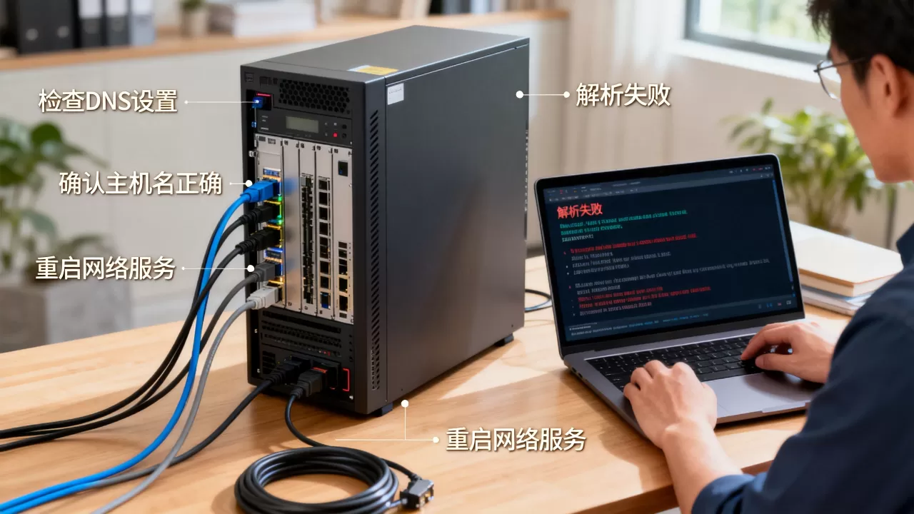 为什么服务器解析主机名失败,怎么解决? 为什么服务器解析主机名失败,怎么解决?