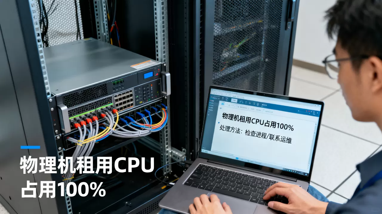 物理机租用CPU占用100%找谁处理,怎么办? 物理机租用CPU占用100%找谁处理,怎么办?