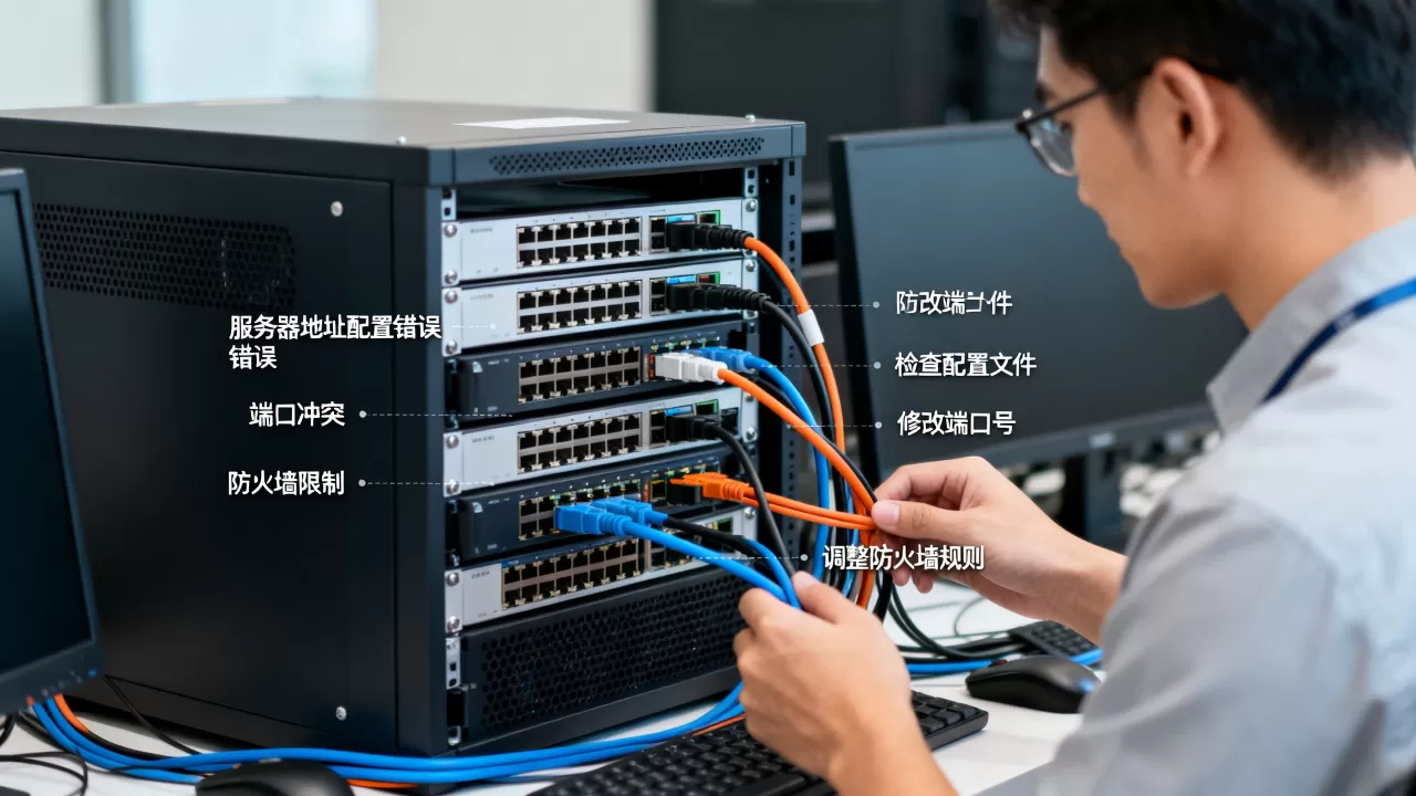 服务器地址及端口异常是什么原因?,怎么解决 服务器地址及端口异常是什么原因?,怎么解决