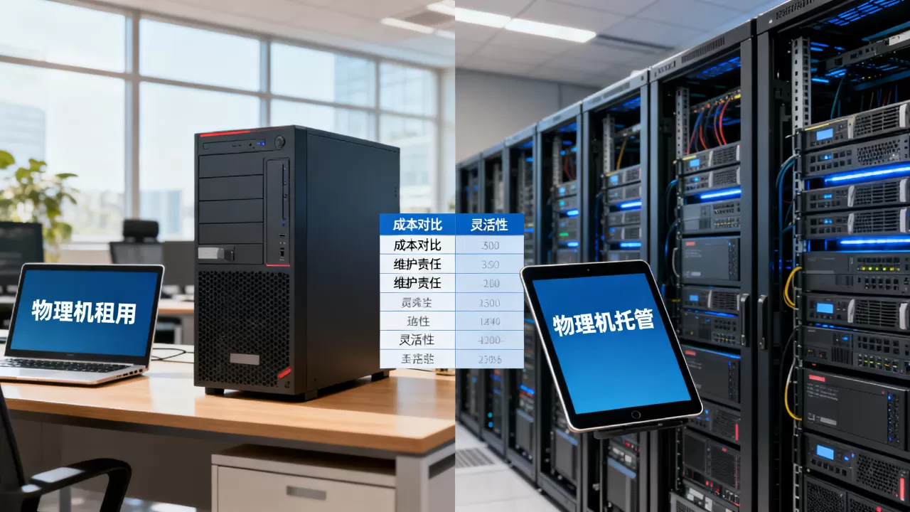物理机租用和托管有什么本质区别,哪个更划算? 物理机租用和托管有什么本质区别,哪个更划算?