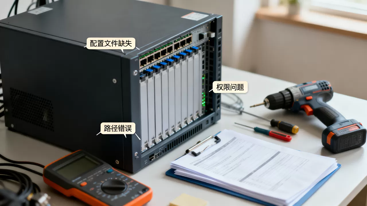 服务器未配置文件如何解决,常见原因有哪些? 服务器未配置文件如何解决,常见原因有哪些?