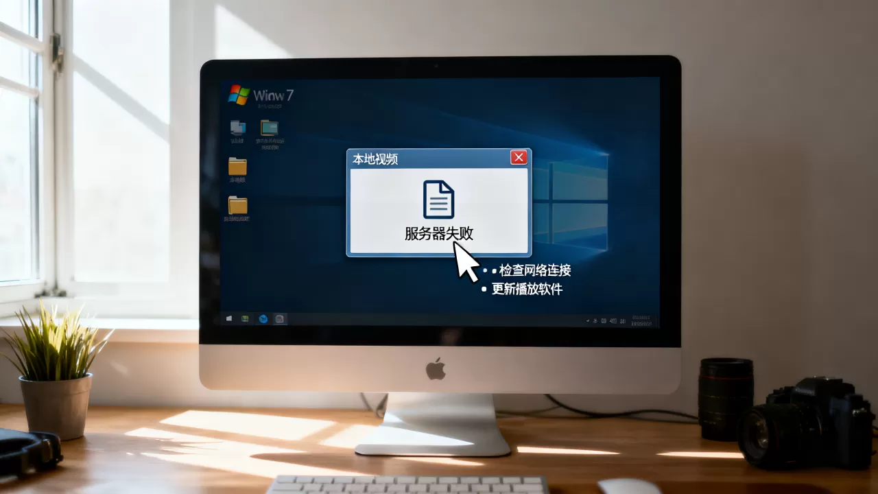 win7打开本地视频提示服务器失败是什么原因,怎么解决? win7打开本地视频提示服务器失败是什么原因,怎么解决?