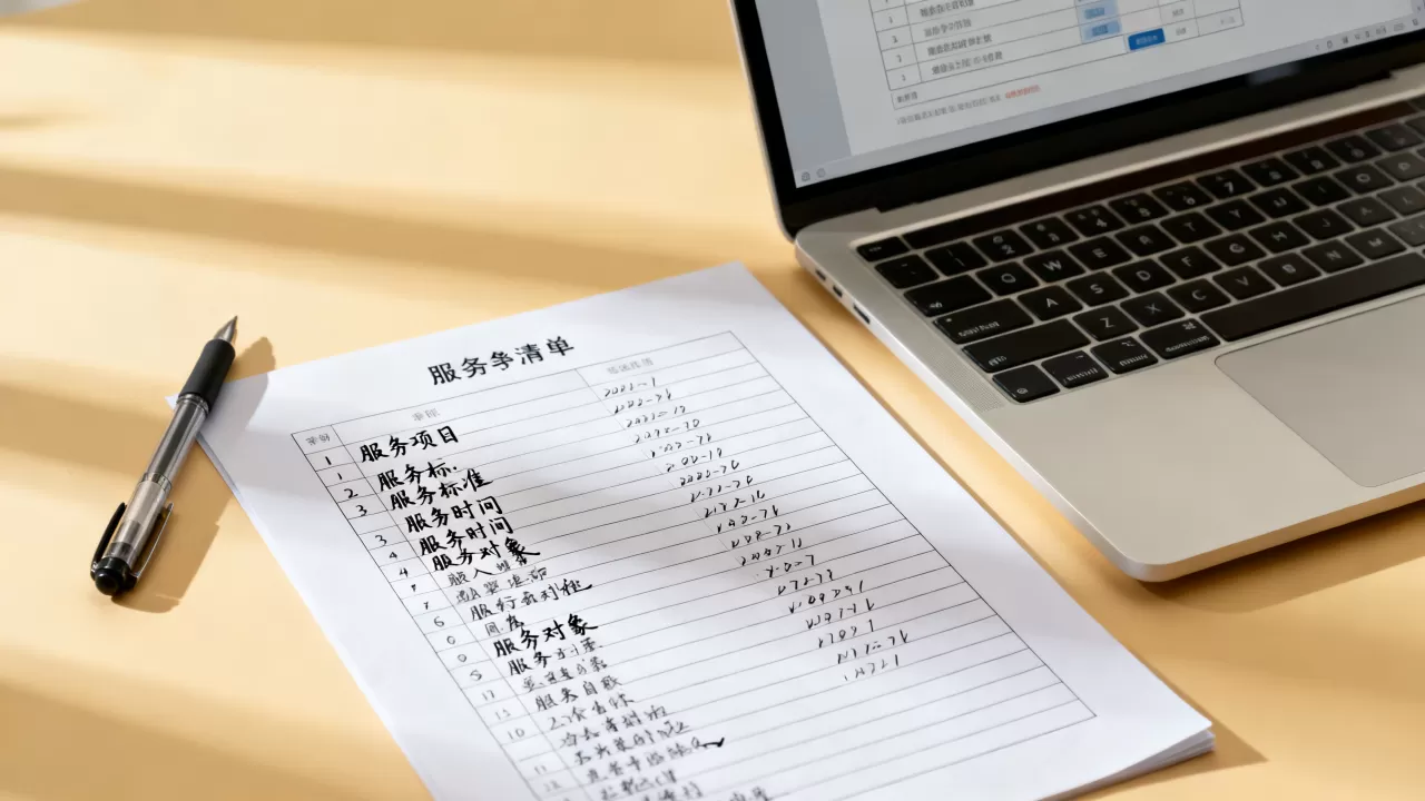服务清单到底是什么东西?,如何制作一份服务清单? 服务清单到底是什么东西?,如何制作一份服务清单?