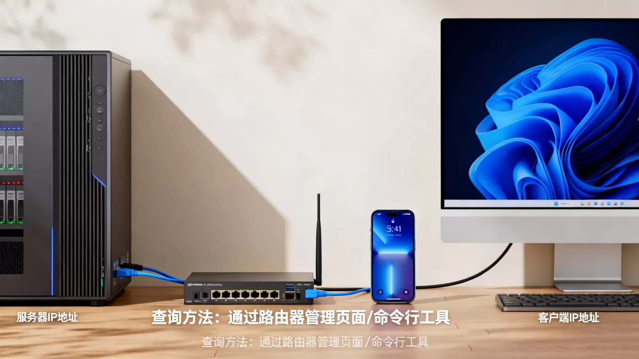 服务器IP地址和客户端IP地址有什么区别?,怎么查 服务器IP地址和客户端IP地址有什么区别?,怎么查