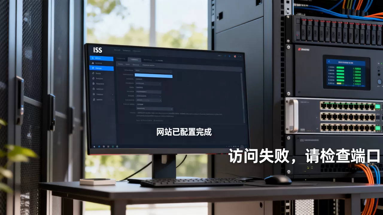 服务器IIS配置网站后怎么访问,访问不了怎么办 服务器IIS配置网站后怎么访问,访问不了怎么办