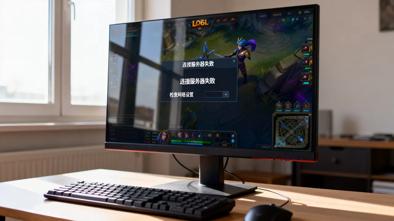 LOL进游戏了不显示连接服务器失败怎么办,怎么回事? LOL进游戏了不显示连接服务器失败怎么办,怎么回事?