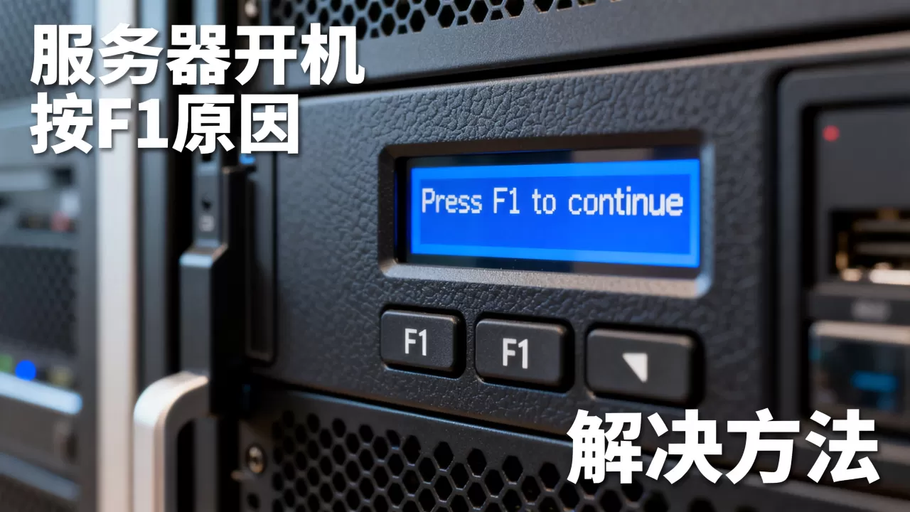 为什么服务器开机按F1才能进系统?,怎么解决? 为什么服务器开机按F1才能进系统?,怎么解决?