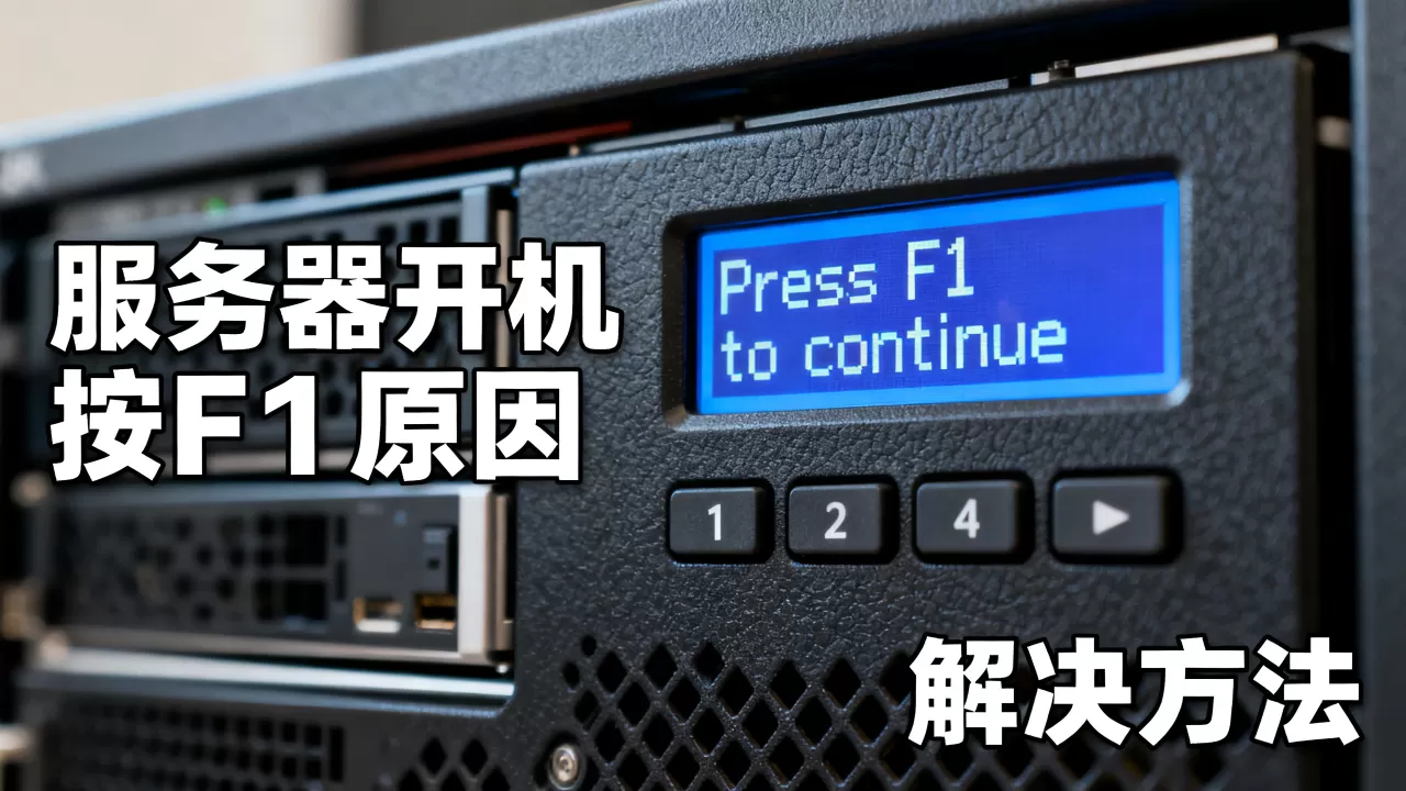 为什么服务器开机按F1才能进系统?,怎么解决? 为什么服务器开机按F1才能进系统?,怎么解决?