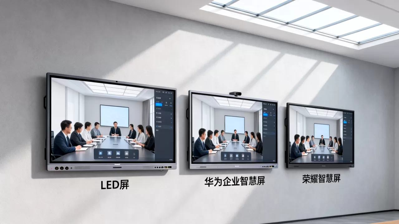 会议室LED屏与华为企业智慧屏、荣耀智慧屏有何区别,哪个好? 会议室LED屏与华为企业智慧屏、荣耀智慧屏有何区别,哪个好?