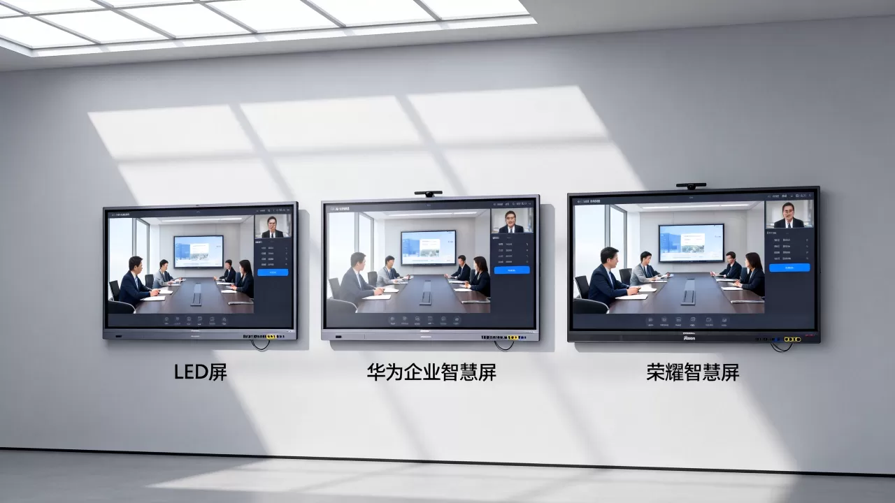 会议室LED屏与华为企业智慧屏、荣耀智慧屏有何区别,哪个好? 会议室LED屏与华为企业智慧屏、荣耀智慧屏有何区别,哪个好?