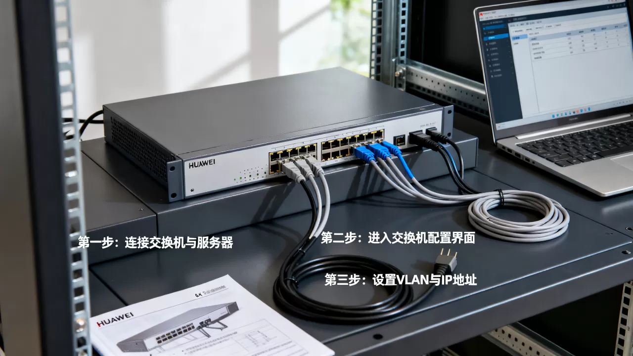 如何在服务器上配置华为交换机?,配置步骤是什么? 如何在服务器上配置华为交换机?,配置步骤是什么?