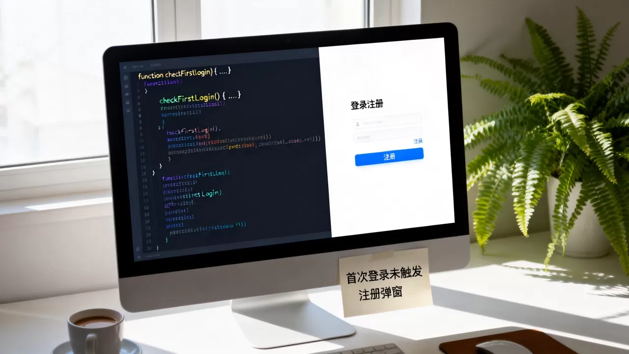 为什么HTML登录注册页面模板首次登录没弹出注册?,怎么解决 为什么HTML登录注册页面模板首次登录没弹出注册?,怎么解决