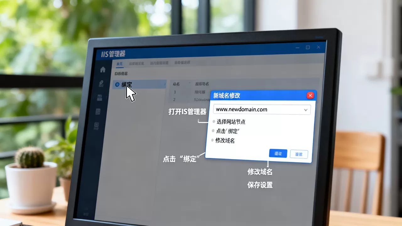 IIS配置网站如何修改已绑定的网站域名?,具体步骤有哪些? IIS配置网站如何修改已绑定的网站域名?,具体步骤有哪些?