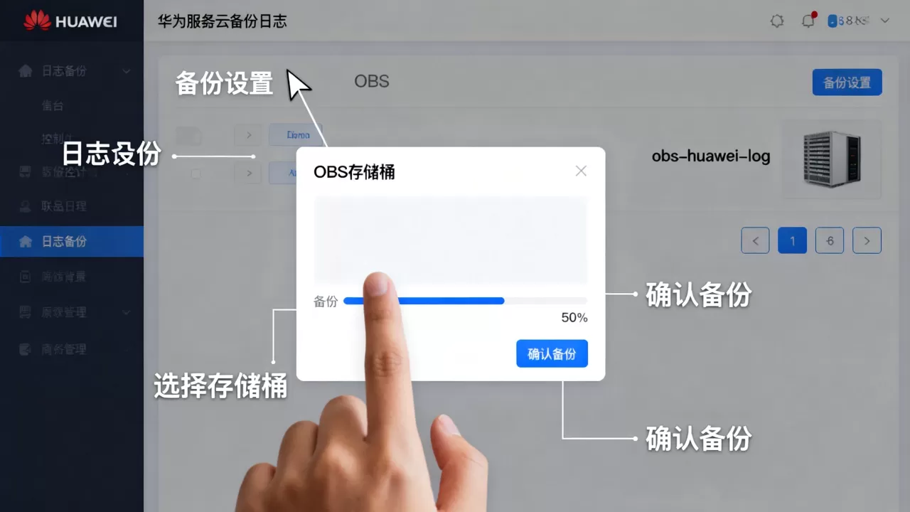 华为云服务器如何备份日志到OBS,具体步骤是什么 华为云服务器如何备份日志到OBS,具体步骤是什么