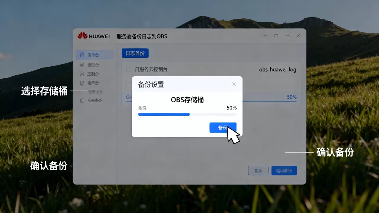 华为云服务器如何备份日志到OBS,具体步骤是什么 华为云服务器如何备份日志到OBS,具体步骤是什么
