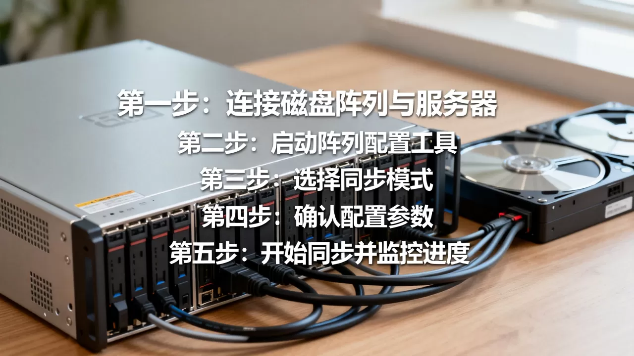 服务器外来磁盘阵列配置同步怎么做,步骤是什么? 服务器外来磁盘阵列配置同步怎么做,步骤是什么?