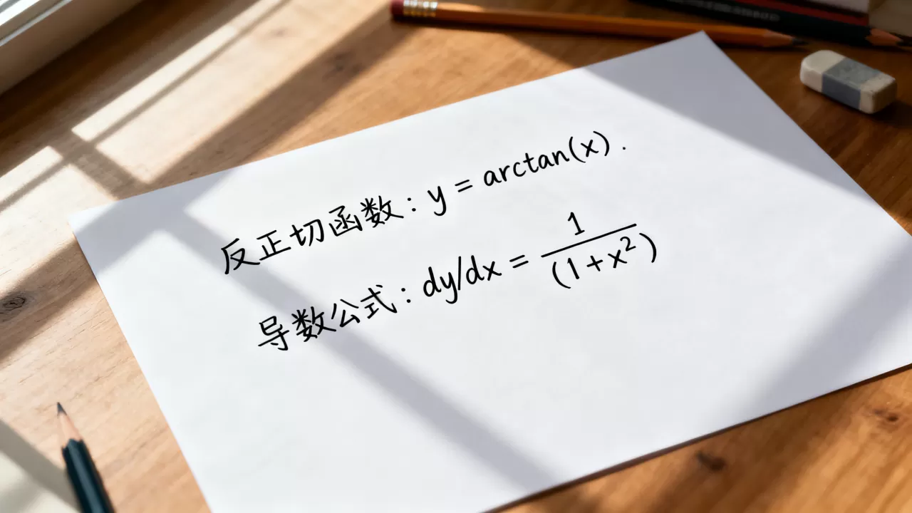 反正切函数的导数怎么求?,求导公式是什么 反正切函数的导数怎么求?,求导公式是什么