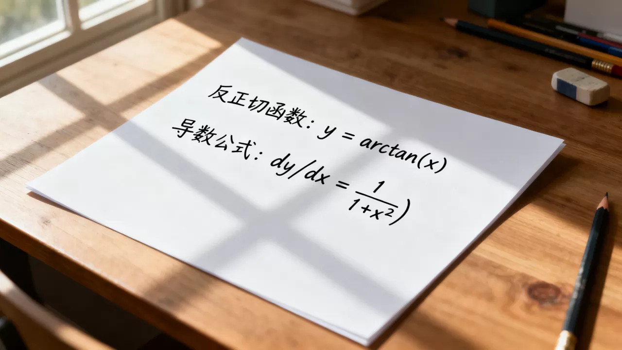 反正切函数的导数怎么求?,求导公式是什么 反正切函数的导数怎么求?,求导公式是什么
